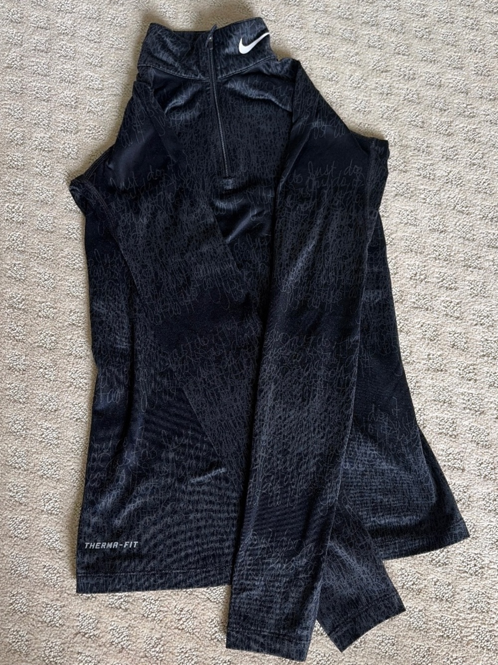 Women’s Nike Black and Gray Therma-Fit Jacket